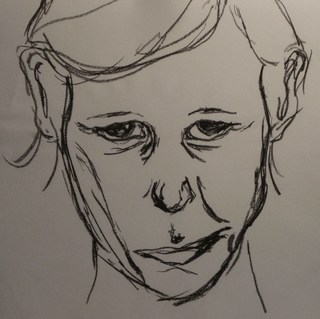 Selbstportrait 2005
Kohle