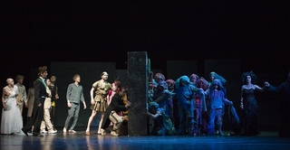 ,Ein Sommernachtstraum'
 (Benjamin Britten)  
Regie: Helen Malkowsky   
UniT Berlin 2009  
Fotos: Thomas Jäger