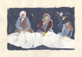 ,Der schönste Ertrunkene von der Welt'
(Gabriel Garcia Marquez)     
Installation      
UniT Berlin 2007     